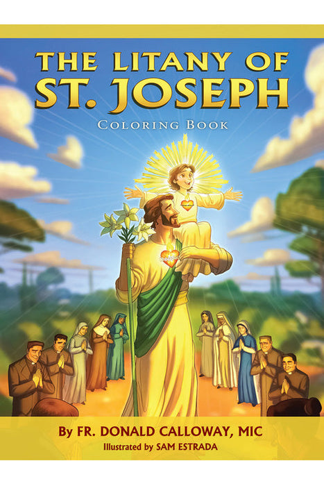 The Litany of St. Joseph Coloring Book